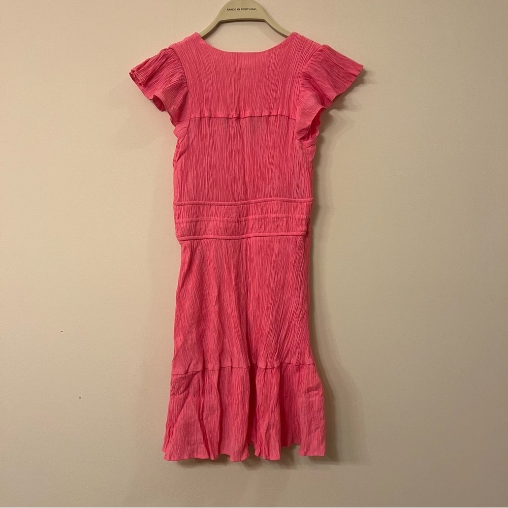 Women’s pink small short sleeve dress blu pepper - Picture 4 of 5